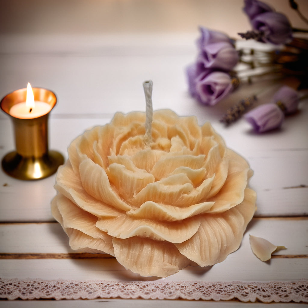 Peony Flower Scented Soy Wax Candle