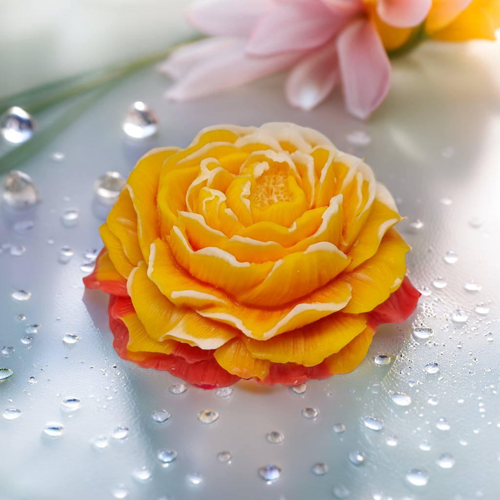 Peony Flower Scented Soy Wax Candle