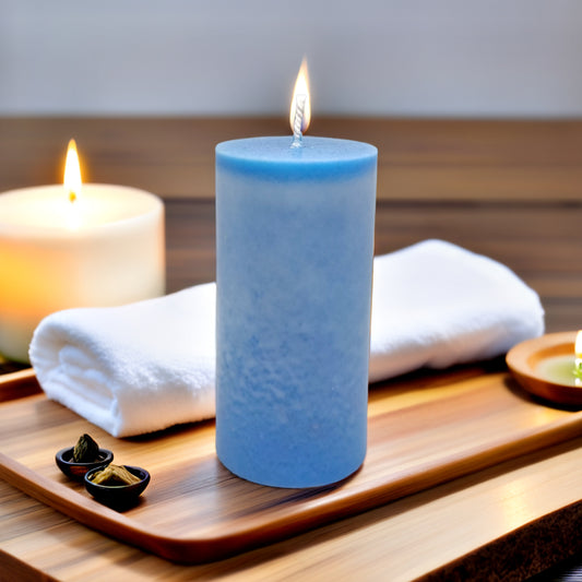 Plain Pillar Scented Candle
