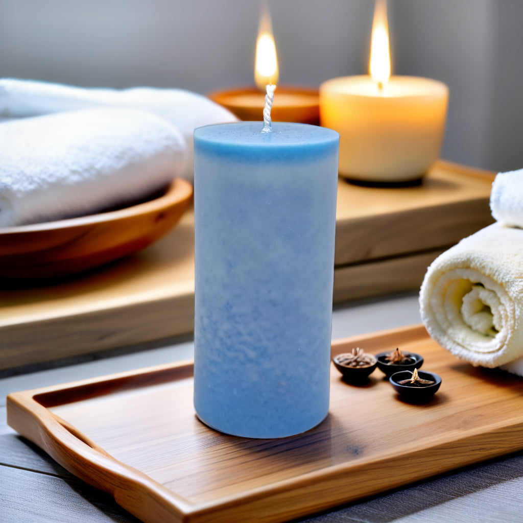 Plain Pillar Scented Candle