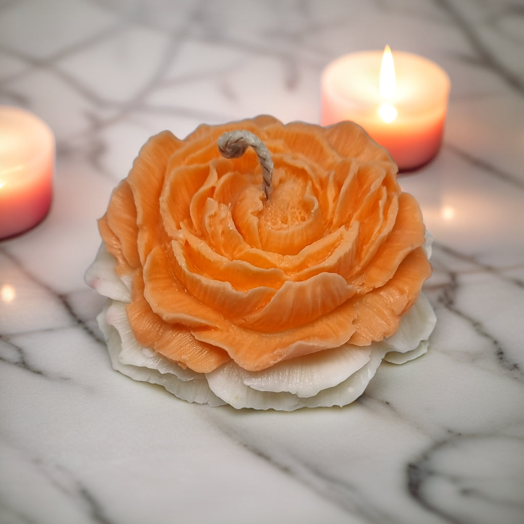 Peony Flower Scented Soy Wax Candle