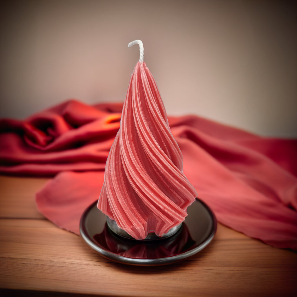 Spiral Christmas Tree Soy Scented Candle