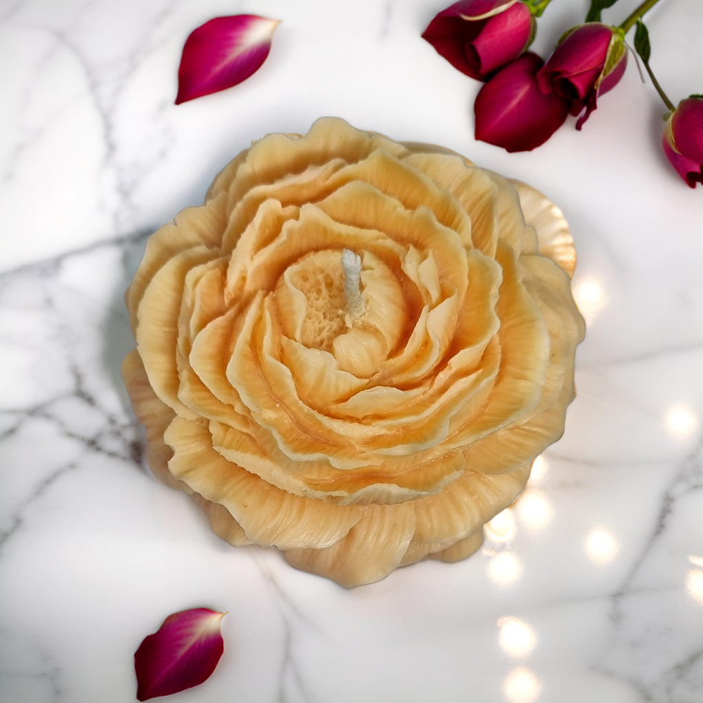 Peony Flower Scented Soy Wax Candle