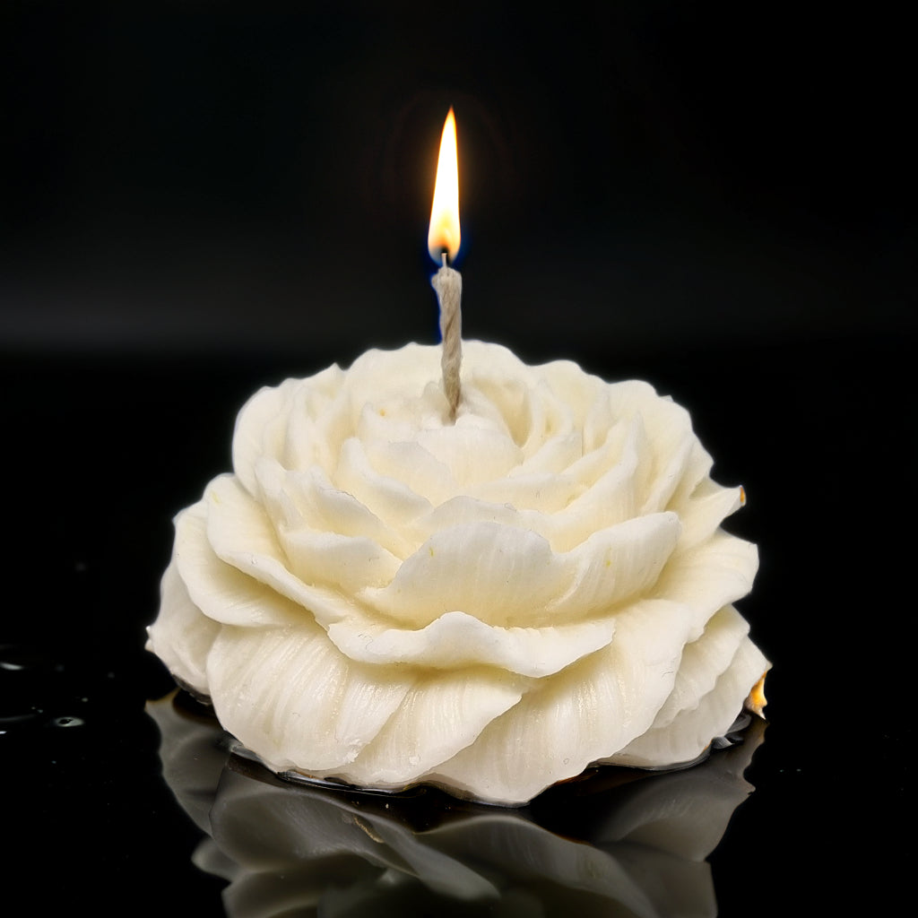 Peony Flower Scented Soy Wax Candle