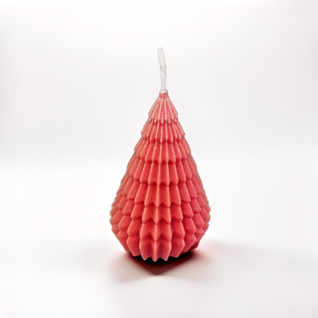 Origami Christmas Tree Soy Scented Candle - Festive Decor