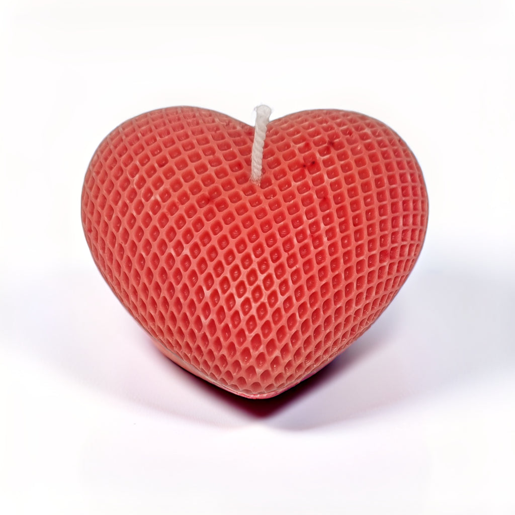 Woven Heart Shaped Soy Candle