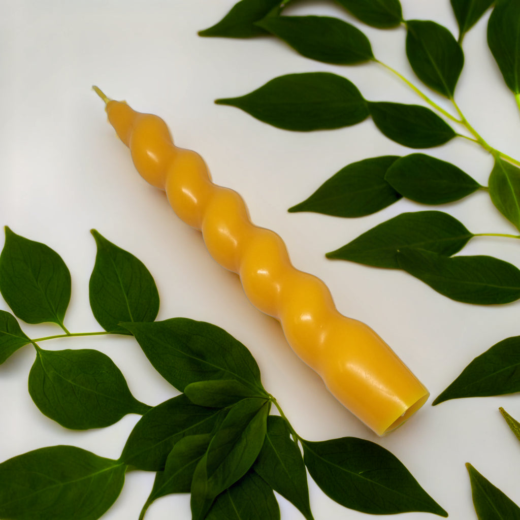 Twisted Pillar Soy Wax Scented Candle
