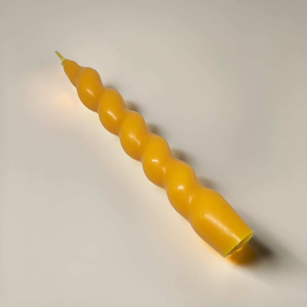 Twisted Pillar Soy Wax Scented Candle