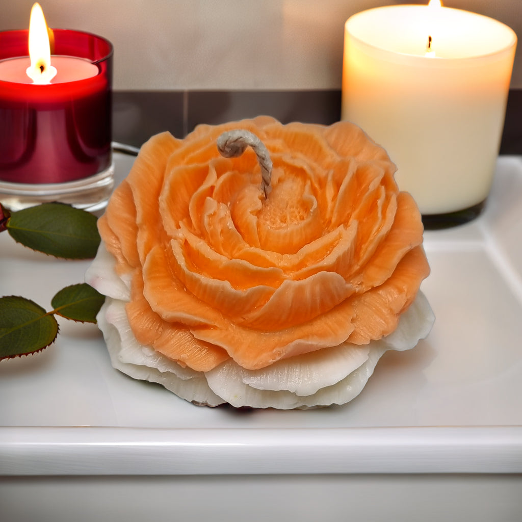 Peony Flower Scented Soy Wax Candle