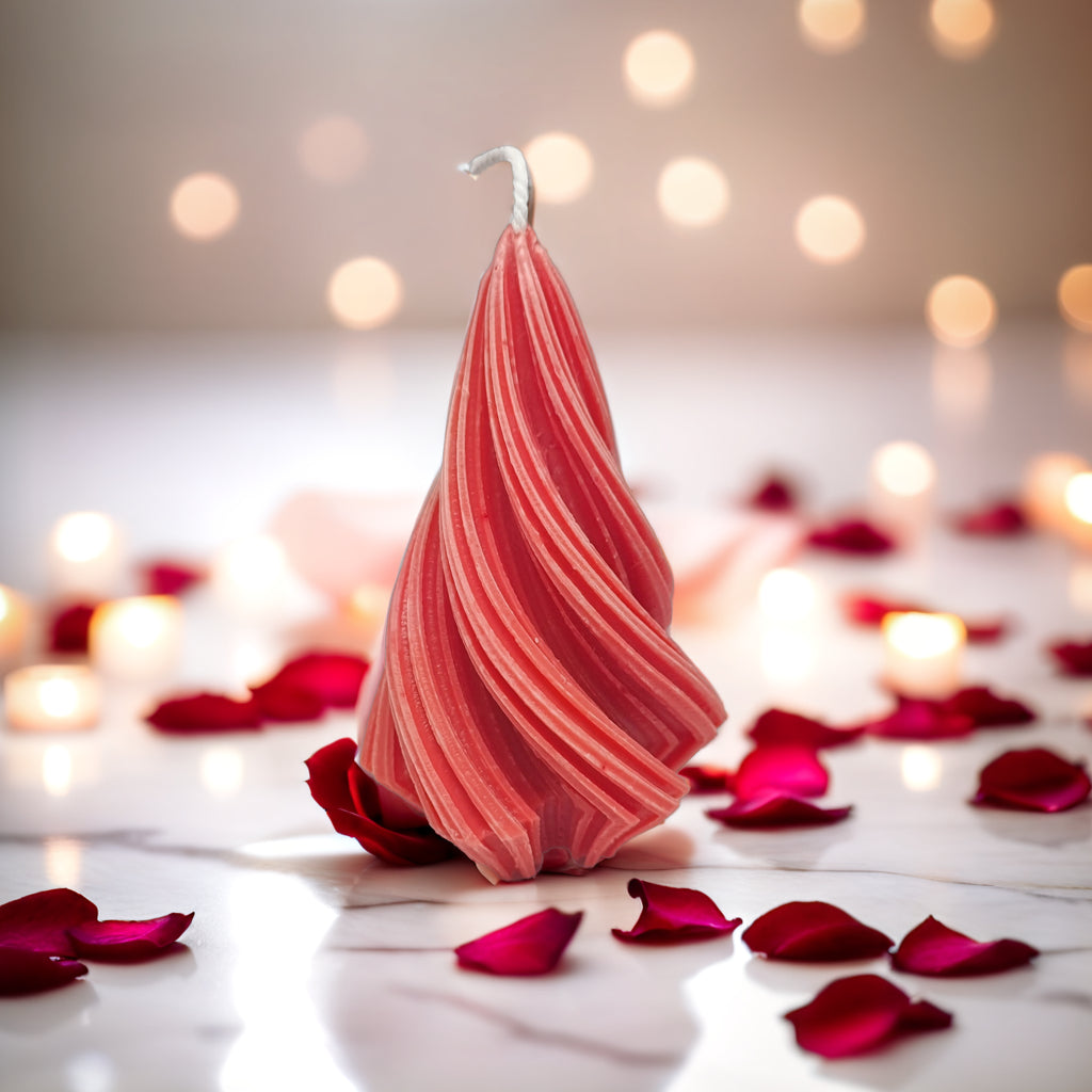 Spiral Christmas Tree Soy Scented Candle