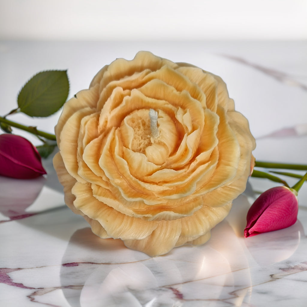 Peony Flower Scented Soy Wax Candle