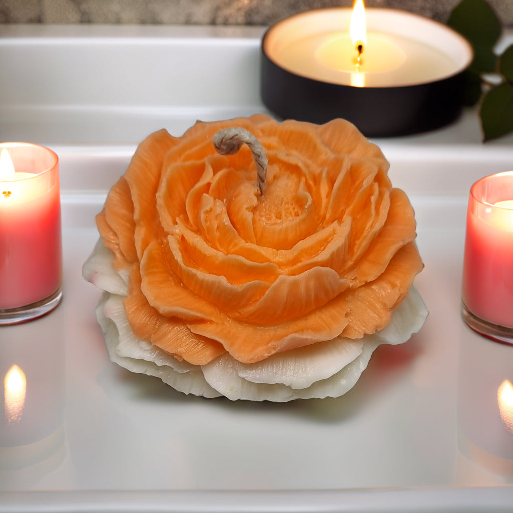 Peony Flower Scented Soy Wax Candle