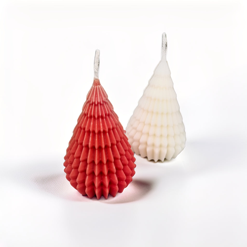 Origami Christmas Tree Soy Scented Candle - Festive Decor